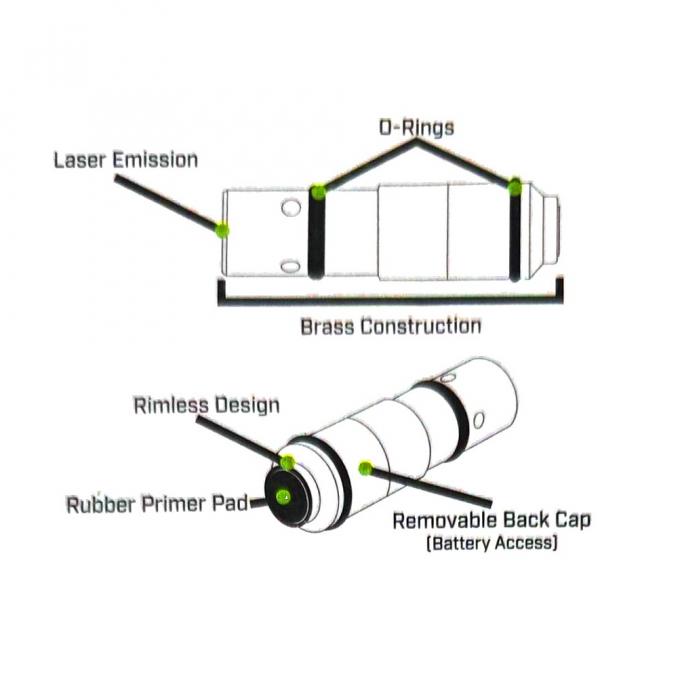 Cartouche d'entraînement de simulation de tir au laser à 12 balles à l'intérieur pour la pratique du feu sec 2