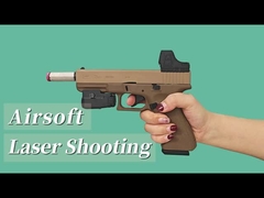 Airsoft Glock Pistolet museau vibration entraîneur laser cartouche Simulation de tir au laser