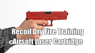 Cartouche Laser de muselière vibrante d'entraînement au feu sec de recul pour pistolet Airsoft