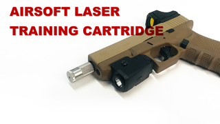 Cartouche d'entraînement laser rouge/IR pour pistolet Airsoft, montée sur muselière activée par vibration