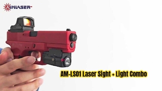 Viseur laser pistolet AM-LS01 + combo lumière