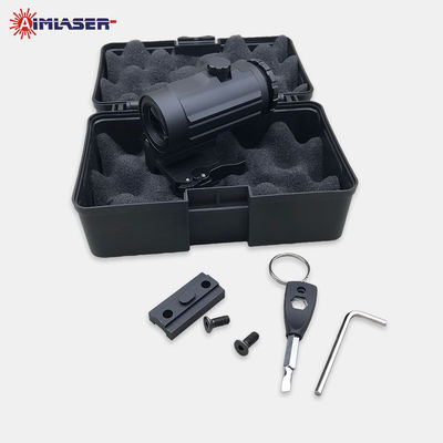 3X Magnifier Scope for Red Dot & Holographic Sights with Quick Release Locking and Flip to Side