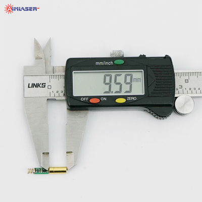 Industrial Mini Laser Modules 520nm 5mW Green Dot Laser Head With Spring
