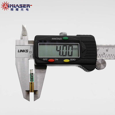 Industrial Mini Laser Modules 520nm 5mW Green Dot Laser Head With Spring