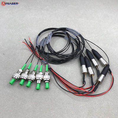 Single Mode Pigtailed Fiber Laser Modules 450nm 60mW With LD Driver And PD Feedback