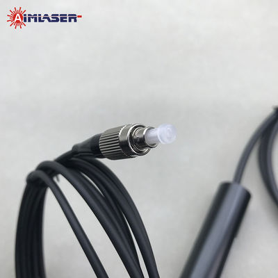 660nm 10mW 4um Fiber Laser Modules With Knob Power Adjustment FC / PC Connector