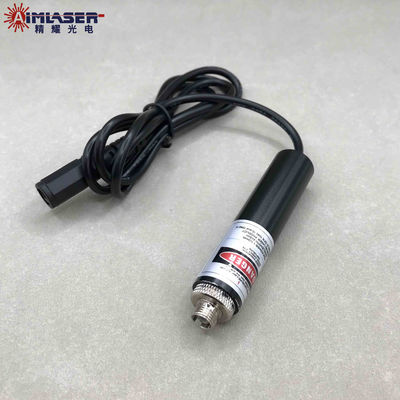 Coaxial Fiber Coupled Laser Diode Module 520nm 30mW 170um Corning Light Diffusing Fiber Laser Source