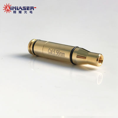 5.56mm 223 Laser Bore Sight Gold Plated Rifle Chamber In Alignment Tool Laser Bore Sighter