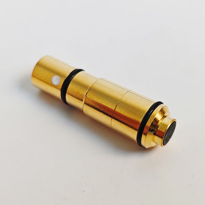 Gold Plated 9mm Laser Training Cartridge 650nm Red Laser Bullet For Dry Fire Practice