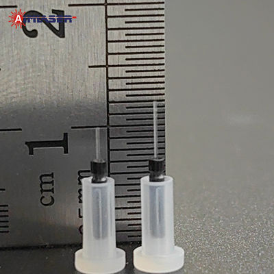 Optical Fiber Ceramic Ferrule Ø2.5mm 10.5mm Long 200μm Core Size with Flange and Fiber Jumper Patch Cable