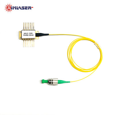 Module de diode laser DFB en boîtier papillon, couplé à fibre, 1310nm et 1550nm, avec TEC et isolateur optique (Driver optionnel)