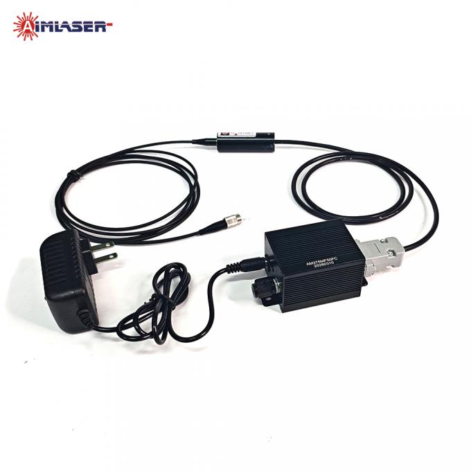 375nm 100mW Multimode Fiber-Pigtailed Laser Diode Module with 105µm Fiber Core, TTL Modulation and Adjustable Power Knob